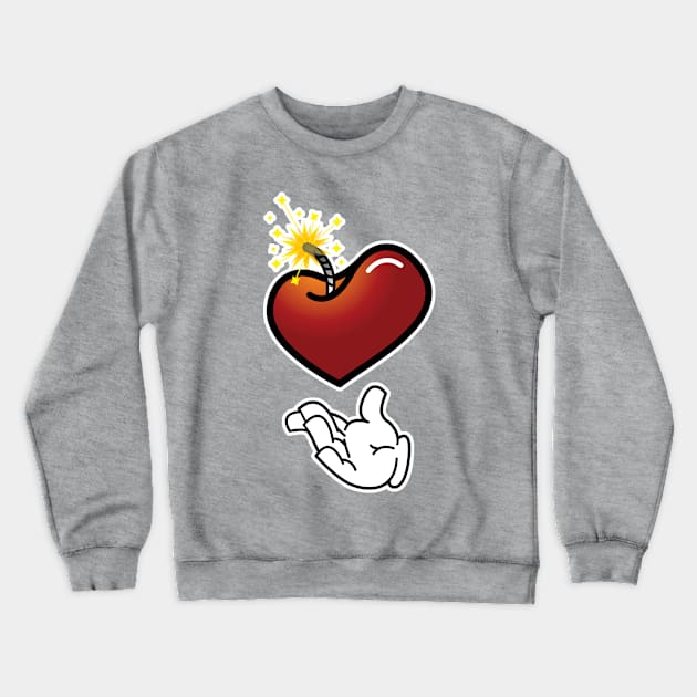 L-O-V-E is Tha BOMB! Crewneck Sweatshirt by districtNative